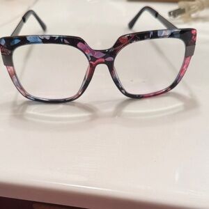 Floral Patterned Women's readers + 2.50 Glasses